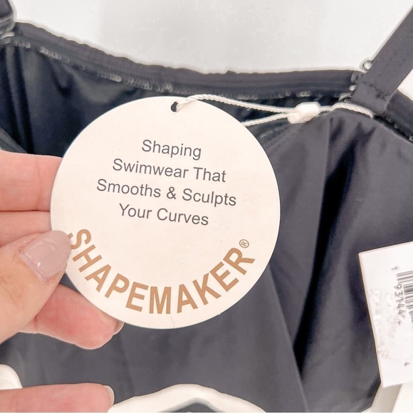 Contours Ruffled Strapless Tummy-Control One-Piece Swimsuit - Picture 11 of 16